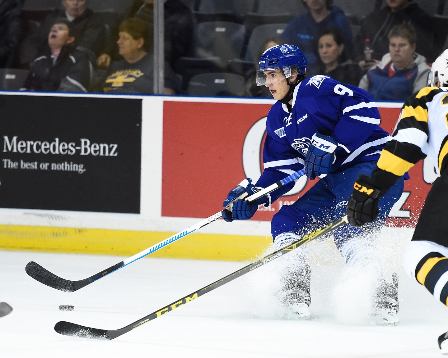 Michael McLeod of the Mississauga Steelheads. Photo by Aaron Bell/OHL Images