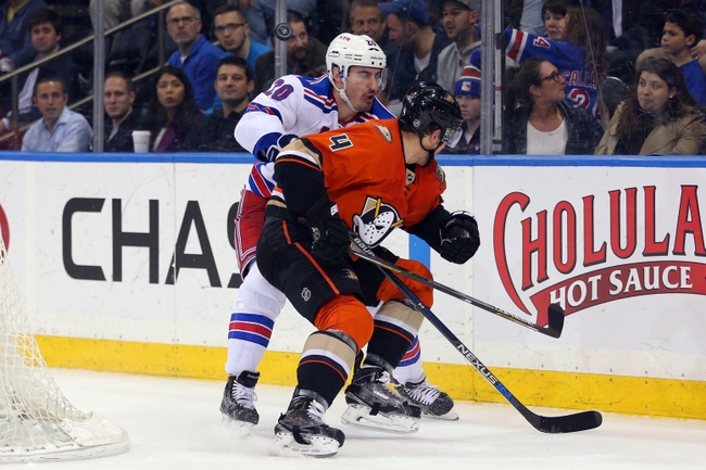 NHL: Anaheim Ducks at New York Rangers