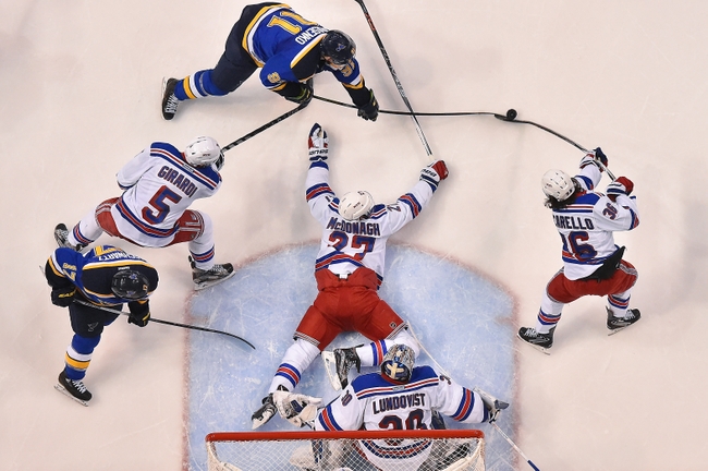 NHL: New York Rangers at St. Louis Blues