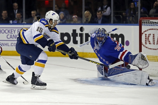 NHL: St. Louis Blues at New York Rangers