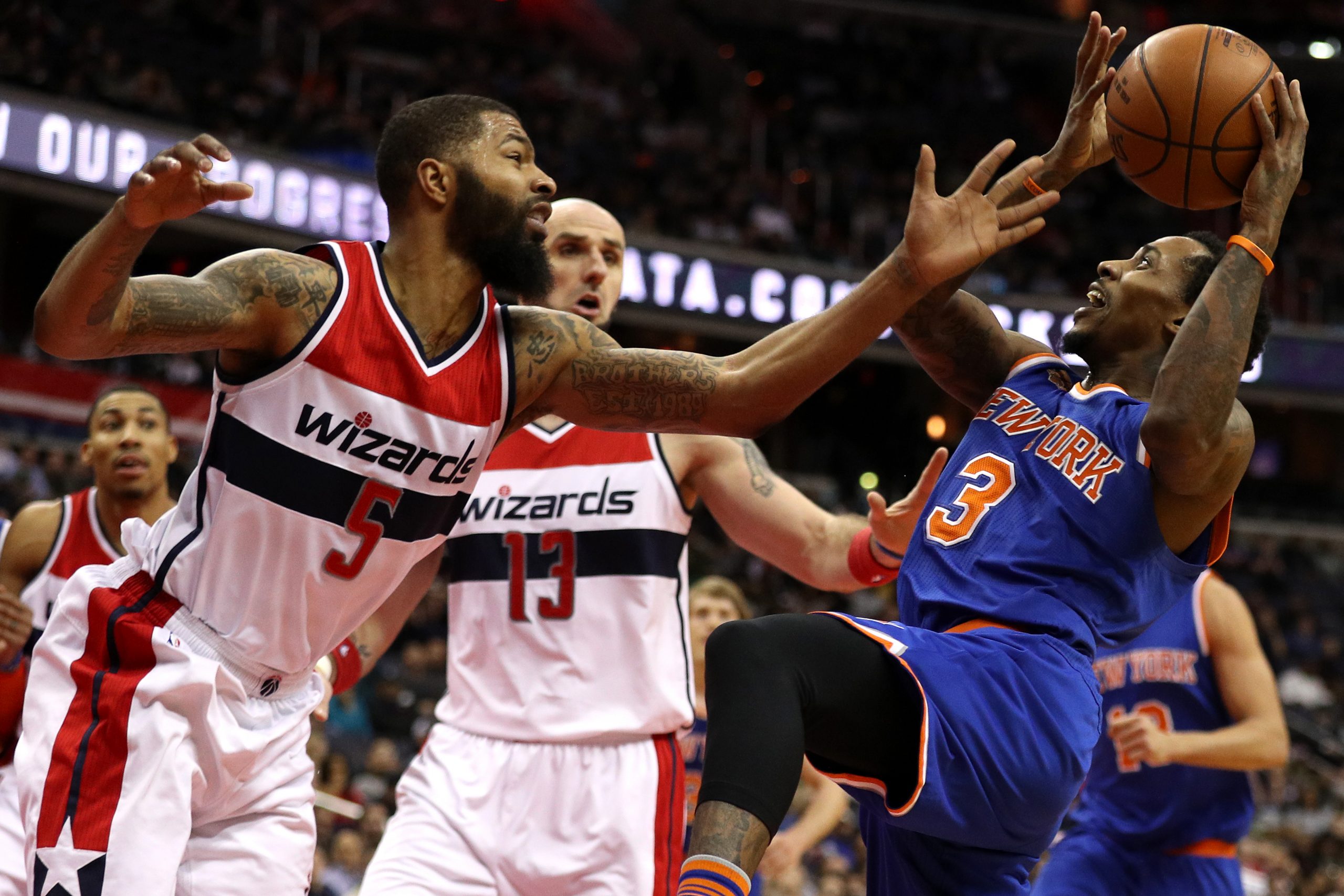 New York Knicks v Washington Wizards