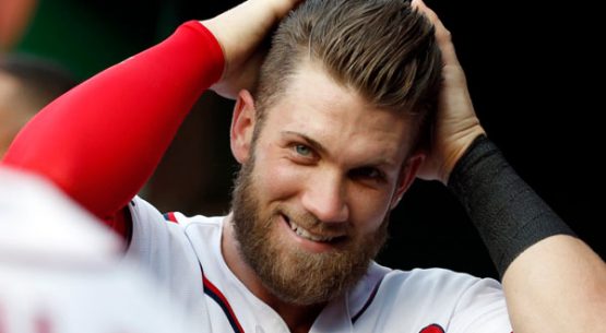 Nationals OF Bryce Harper reps Cowboys Nation during WWE Monday Night Raw  in Vegas