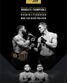 UFC 209 Poster