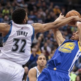 NBA: Golden State Warriors at Minnesota Timberwolves