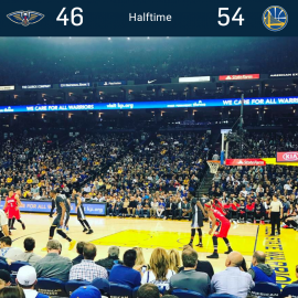 (Photo: @letsgowarriors Instagram account via @floydophone)