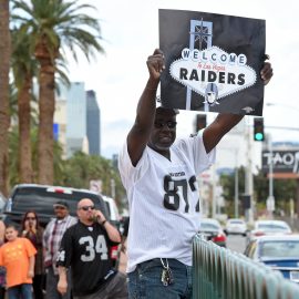 Fans Celebrate NFL Relocation Of Raiders To Las Vegas