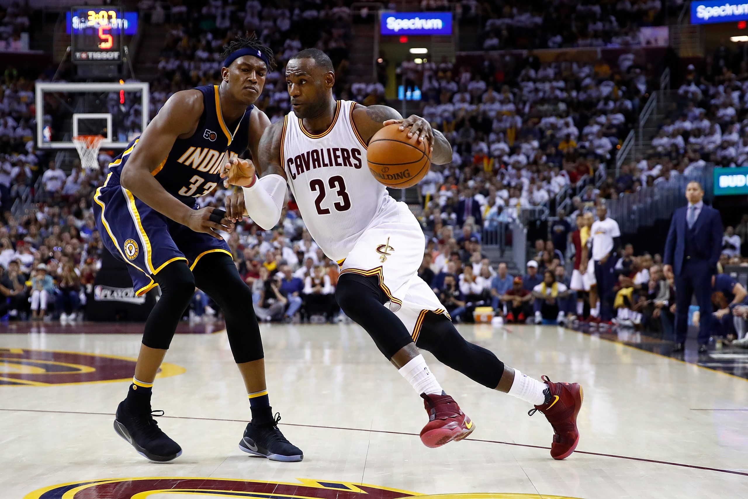 Indiana Pacers v Cleveland Cavaliers - Game One