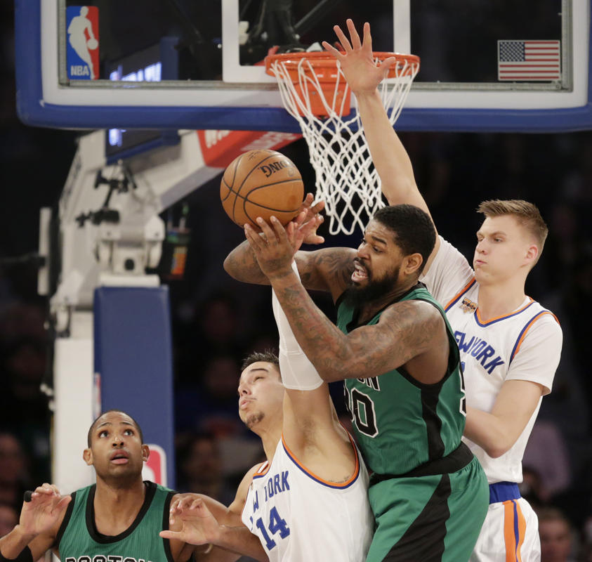 Amir Johnson, Kristaps Porzingis, Willy Hernangomez