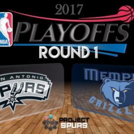 Spurs - Grizz 2017 Playoffs Graphic