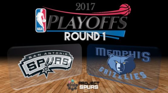Spurs - Grizz 2017 Playoffs Graphic