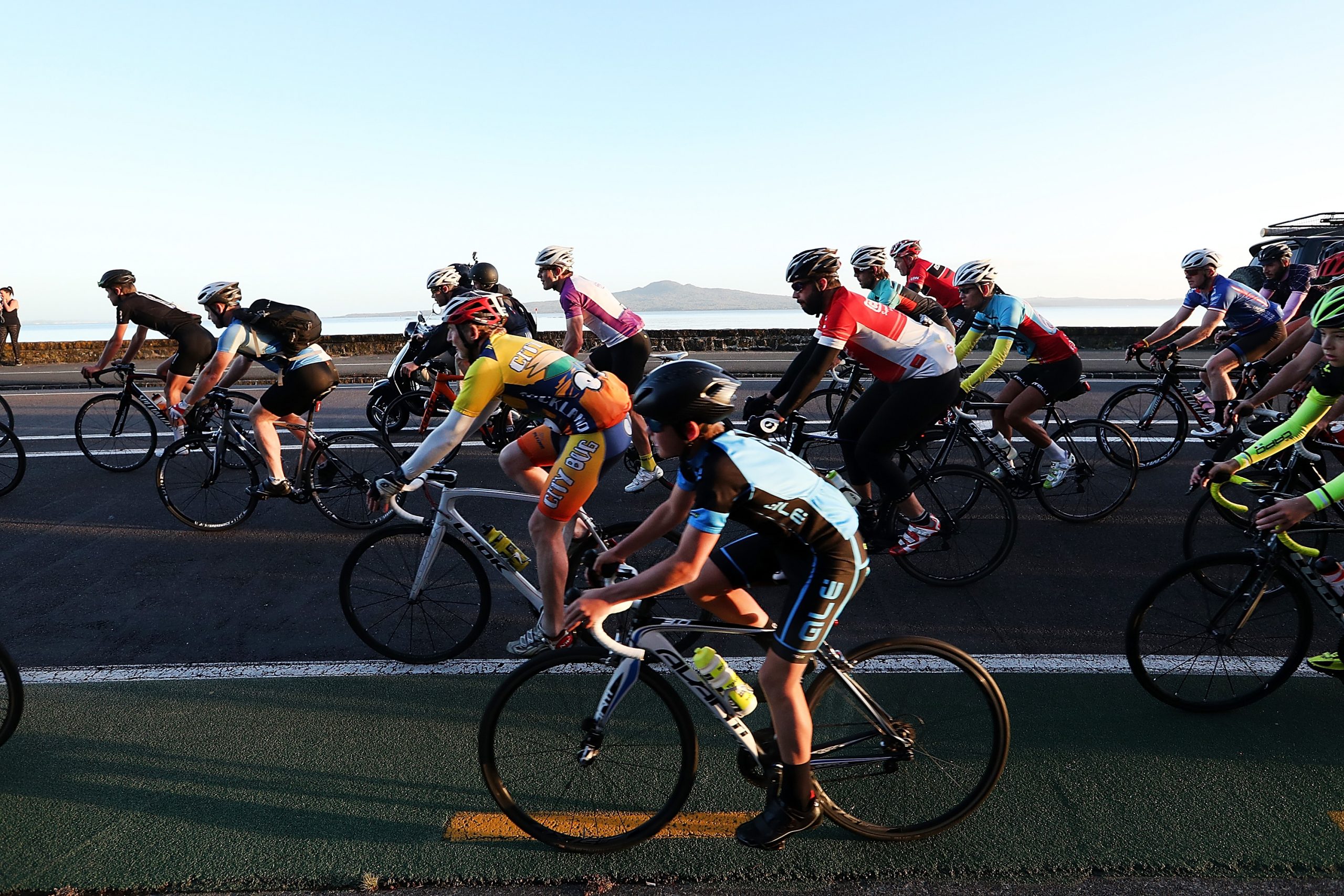 Lance Armstrong Rides With Auckland Locals