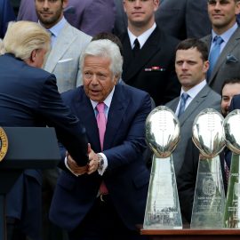 Donald Trump Hosts Super Bowl Champion New England Patriots At The White House