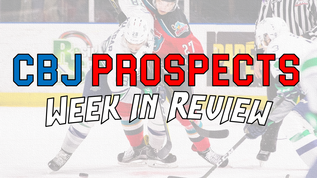 CBJ Prospects Week 16