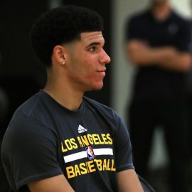 NBA Prospect Lonzo Ball Los Angeles Lakers Workout - Media Availability