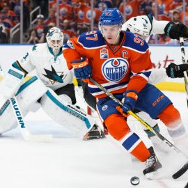 San Jose Sharks v Edmonton Oilers - Game One