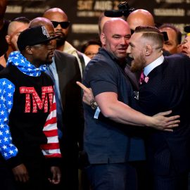 Floyd Mayweather Jr. v Conor McGregor World Press Tour - Los Angeles