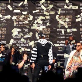 Floyd Mayweather Jr. v Conor McGregor World Press Tour - New York