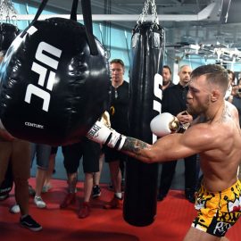 Conor McGregor Media Workout