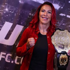 Media Day: Press Conference with UFC Featherweight Champion Cris Cyborg