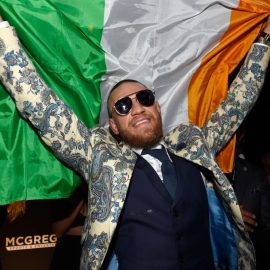 Conor McGregor After-Fight Party And Wynn Nightlife Residency Debut, Encore Beach Club At Night In Wynn Las Vegas