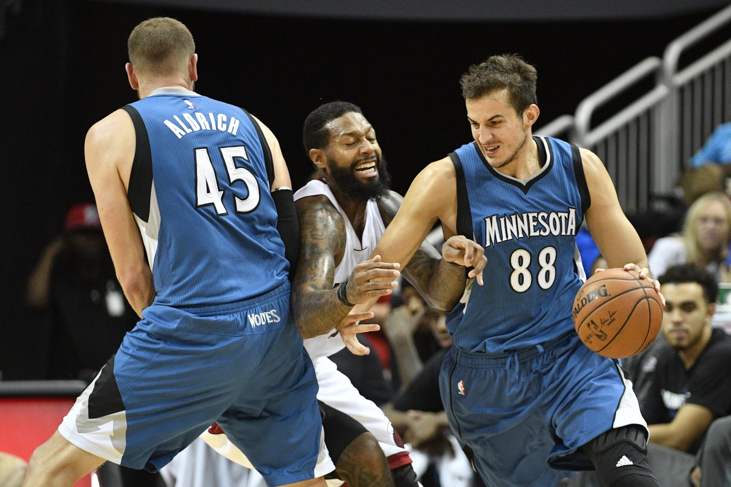 NBA: Preseason-Minnesota Timberwolves at Miami Heat