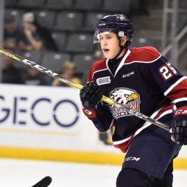 Kirill Maksimov of the Saginaw Spirit. Photo by Aaron Bell/OHL Images