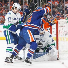 Vancouver Canucks v Edmonton Oilers