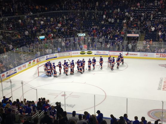 The Islanders defeat the New York Rangers, 2-1, in Bridgeport, CT.
