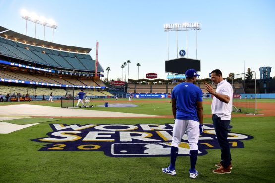 World Series - Workout Day - Dodger Stadium