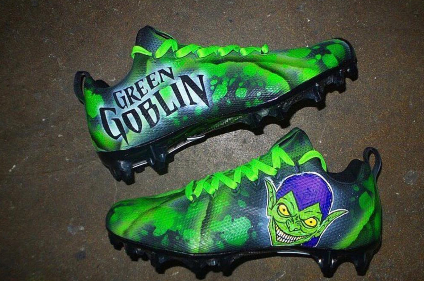 Jalen Mills will wear these sick 'Green Goblin' cleats for