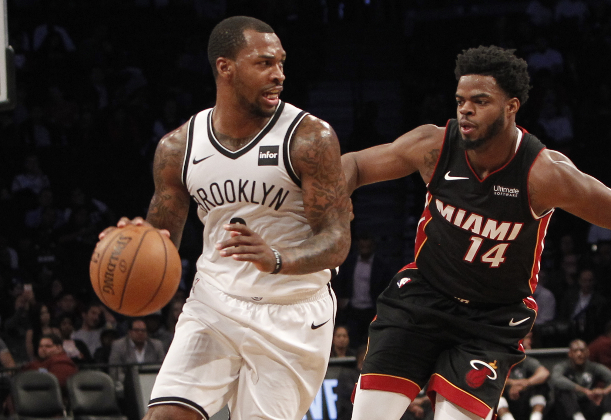 NBA: Preseason-Miami Heat at Brooklyn Nets