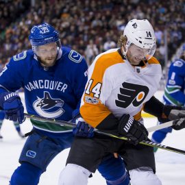 NHL: Philadelphia Flyers at Vancouver Canucks