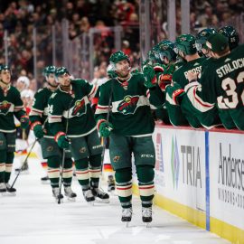 NHL: Calgary Flames at Minnesota Wild