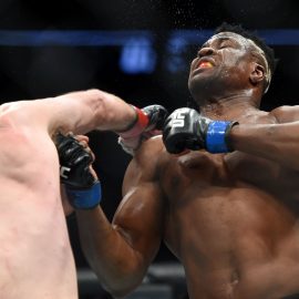 stipe miocic punches francis ngannou