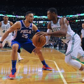 NBA: Philadelphia 76ers at Boston Celtics