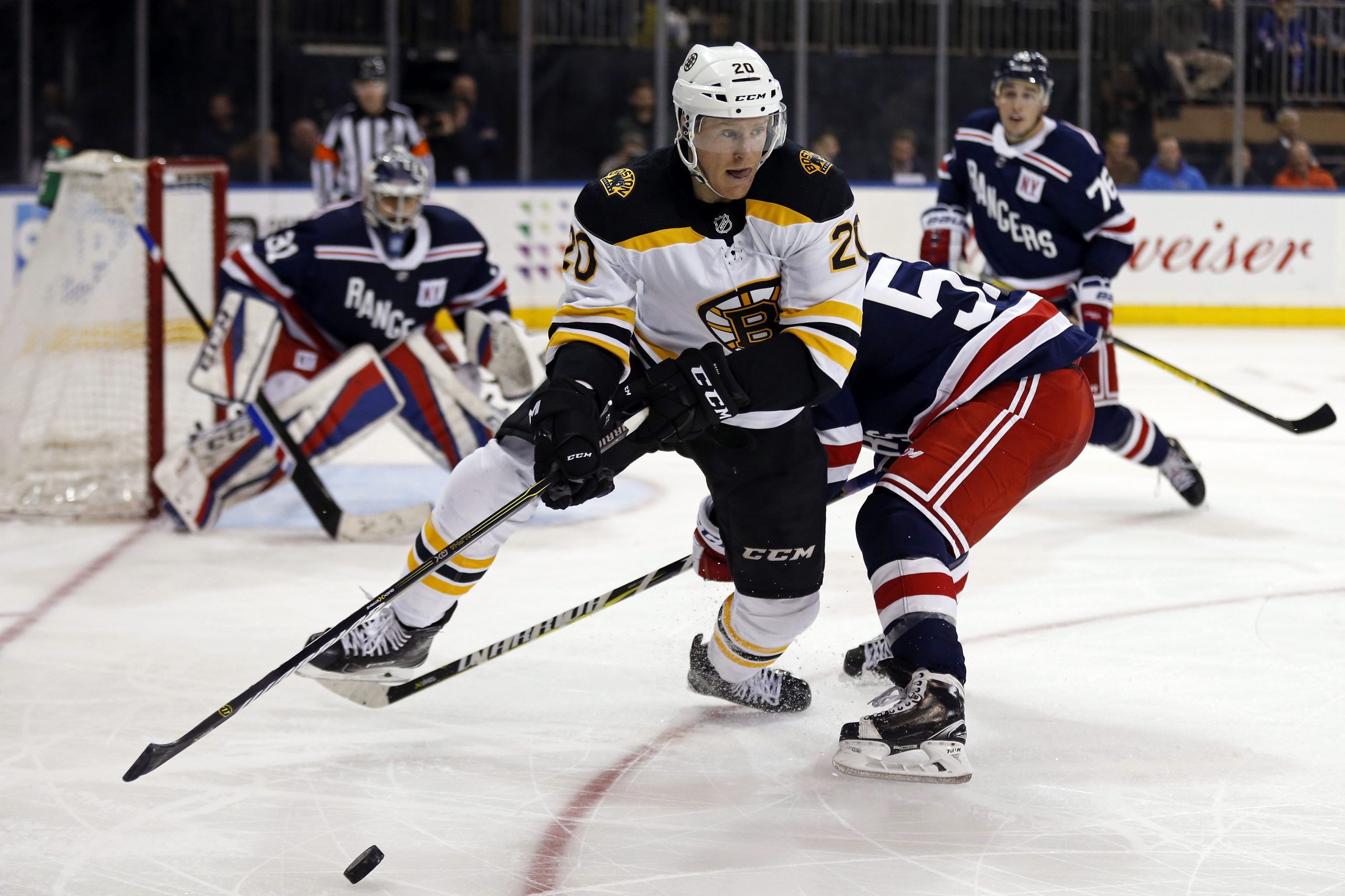 NHL: Boston Bruins at New York Rangers