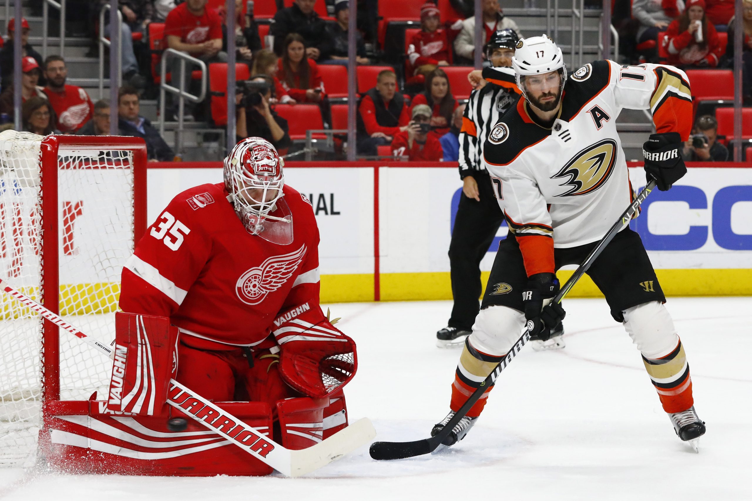 NHL: Anaheim Ducks at Detroit Red Wings
