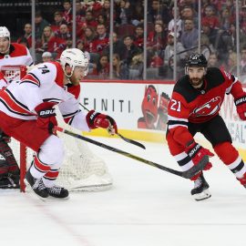 NHL: Carolina Hurricanes at New Jersey Devils