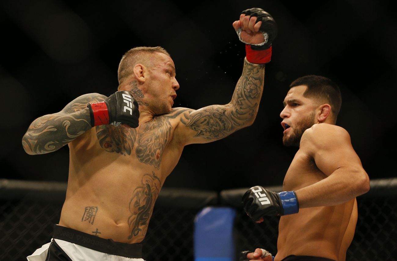 ross pearson punches at jorge masvidal