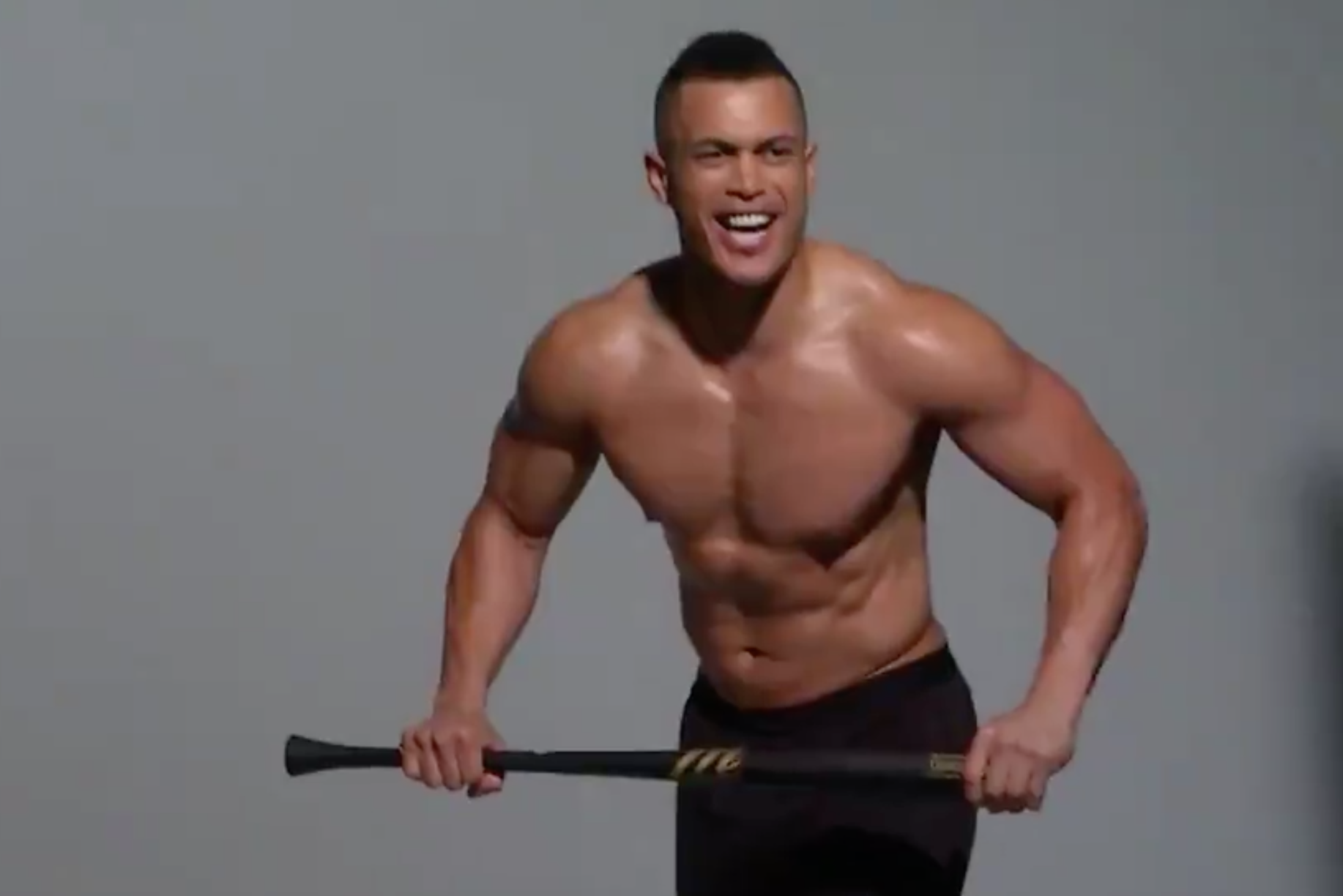 Giancarlo Stanton shows how ripped he is in Men's Health photo