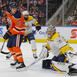 NHL: Nashville Predators at Edmonton Oilers