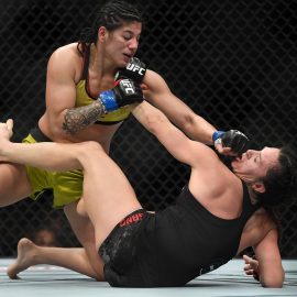 ketlen vieira punches cat zingano