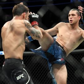 brian ortega kicks frankie edgar