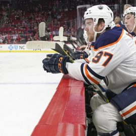 NHL: Edmonton Oilers at Carolina Hurricanes