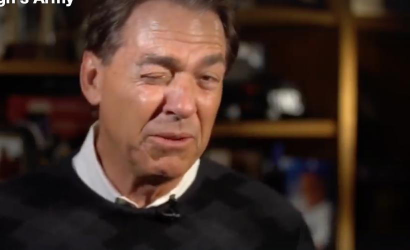 Nick Saban has funny reaction after taking Lemon Face Challenge - The ...