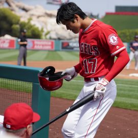 MLB: Cleveland Indians at Los Angeles Angels