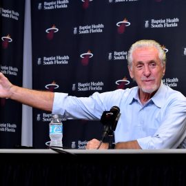 NBA: Miami Heat-Pat Riley Press Conference