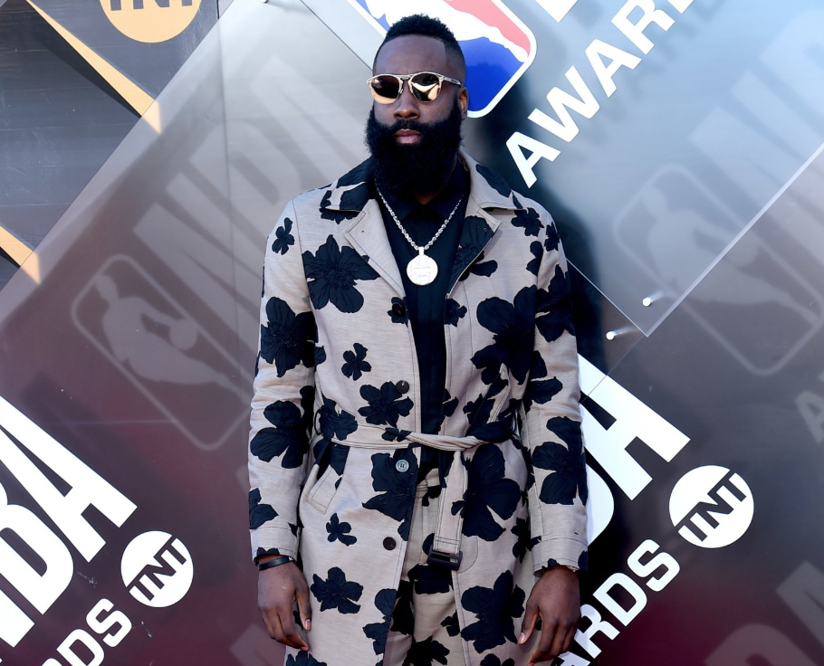 James Harden accepted his MVP award in a cow outfit, for some reason