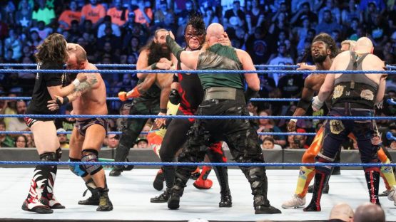10 man tag SmackDown Live