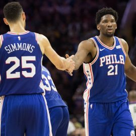 Joel Embiid and Ben Simmons